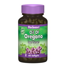 Травы Bluebonnet Nutrition Экстракт из Листьев Орегано, 60 желатиновых капсул (BLB-01382)