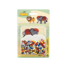 Набор для творчества Hama Midi Лев и слон термомозаика (4183)