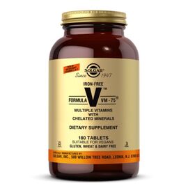 Мультивітамін Solgar Мультивітаміни без заліза, формула VM-75, Iron-Free Formula (SOL-01153)