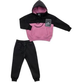 Спортивний костюм Cloise флісовий з худі (CL0215006-116-black)