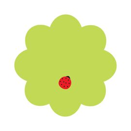 Бумага для заметок Axent с клейким слоем Flower 70х70мм, 50 листов (2444-05-A)