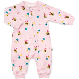 Человечек Tongs трикотажный на молнии (3635-68G-pink)
