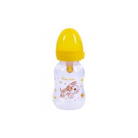 Пляшечка для годування Baby Team з латексною соскою Собачка, 125 мл (1300_собачка)