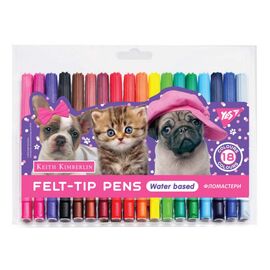 Фломастеры Yes Keith Kimberlin, 18 цветов (650491)