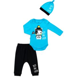 Набор детской одежды Miniworld с котиком (14710-74B-blue)