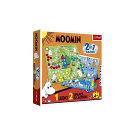 Настольная игра Trefl Лудо 2 в 1. Муми-тролли (Ludo 2 in 1: Moomin) (02208)