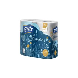 Туалетная бумага Grite Blossom 3 слоя 4 рулона (4770023348736)