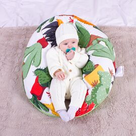 Подушка MirSon для беременных и кормления №8312 Print Line 17-0002 Cecilio Бязь 30х170х20 см (2200006200376)