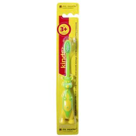 Детская зубная щетка Das Experten Kinder soft 3+ Зеленая (6913362824280)