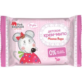 Детское мыло Pink Elephant крем Мишка Варя 90 г (8588006037470)
