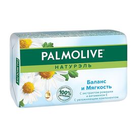 Тверде мило Palmolive Натурель Баланс і м'якість з екстрактом ромашки і вітаміном Е 150 г (8693495052788)