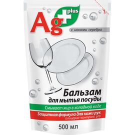 Средство для ручного мытья посуды Bio Formula Ag+ дой-пак 500 мл (4823015900488)