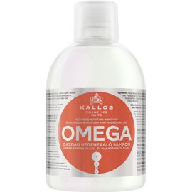 Шампунь Kallos Cosmetics Omega Восстанавливающий с комплексом Омега-6 и маслом макадамии 1000 мл (5998889511586)
