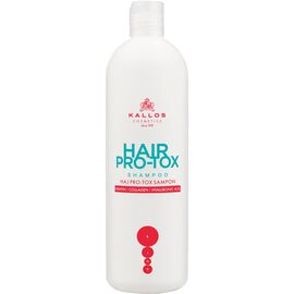 Шампунь Kallos Cosmetics Hair Pro-Tox Восстанавливающий с кератином, коллагеном и гиалуроновой кислотой 500 мл (5998889511494)