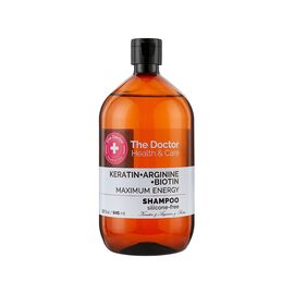 Шампунь The Doctor Health & Care Keratin + Arginine + Biotin Maximum Energy 946 мл (8588006041705)