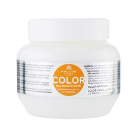 Маска для волос Kallos Cosmetics Color для окрашенных волос с льняным маслом и УФ фильтром 275 мл (5998889501075)