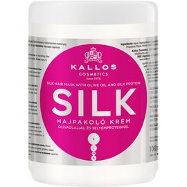 Маска для волос Kallos Cosmetics Silk с оливковым маслом и протеинами шелка 1000 мл (5998889507992)