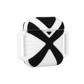 Чехол для наушников X-HuWei i-Smile для Apple AirPods IPH1443 Black+White (702333)