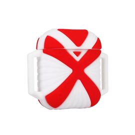 Чехол для наушников X-HuWei i-Smile для Apple AirPods IPH1443 Red+White (702334)