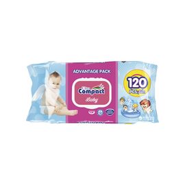 Детские влажные салфетки Ultra Compact Angels Baby 120 шт. с клапаном (8697420532789)