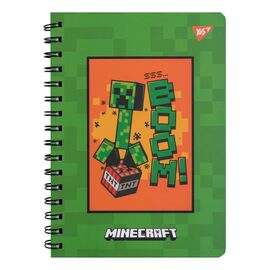 Блокнот Yes Minecraft А5 80 аркушів подвійна спіраль з резинкою Лінія (151772)