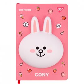 Блокнот Yes сквиш Line Friends. Cony А5 140 х 200 128 листов Линия/клетка (151788)