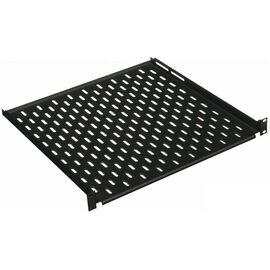 Полка 19" Conteg 2U глуб. 350 мм. до 60кг. RAL9005 (DP-PO-350)