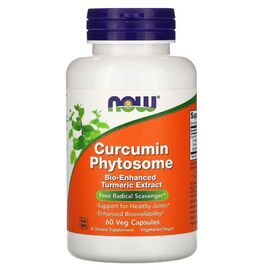 Травы Now Foods Фитосома куркумина, Curcumin Phytosome, 60 растительных кап (NOW-04642)