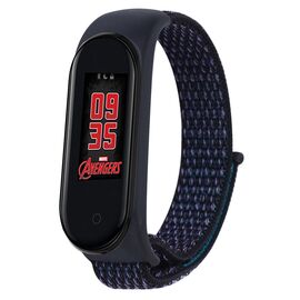Ремешок для фитнес браслета BeCover Nylon Style для Xiaomi Mi Smart Band 5/6 Deep Blue (705421)