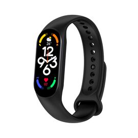 Ремешок для фитнес браслета BeCover Silicone для Xiaomi Mi Smart Band 7 Black (707476)
