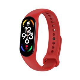 Ремешок для фитнес браслета BeCover Silicone для Xiaomi Mi Smart Band 7 Red (707485)