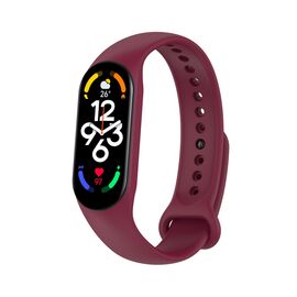 Ремешок для фитнес браслета BeCover Silicone для Xiaomi Mi Smart Band 7 Red Wine (707491)