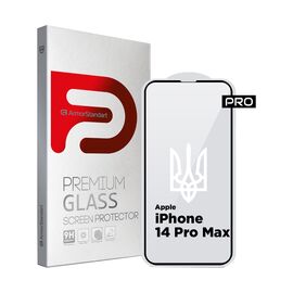 Стекло защитное Armorstandart Pro 3D LE Apple iPhone 14 Pro Max Black (ARM65656)
