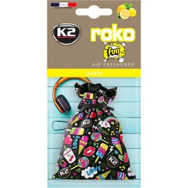 Ароматизатор для автомобіля K2 VINCI ROKO FUN LEMON 25гр (V825F)