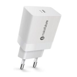 Зарядное устройство MakeFuture 25W PD White (MCW-31PWH)