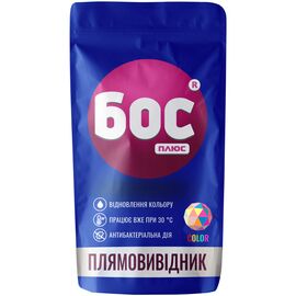 Средство для удаления пятен БОС плюс Color гель кислородный для цветных тканей 100 мл (4820178060042)