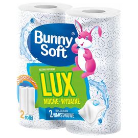 Бумажные полотенца Bunny Soft Lux 2 слоя 2 рулона (5900704004524)