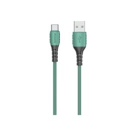 Дата кабель USB 2.0 AM to Type-C 1.0m PD-B51a Green Proda (PD-B51a-GR)