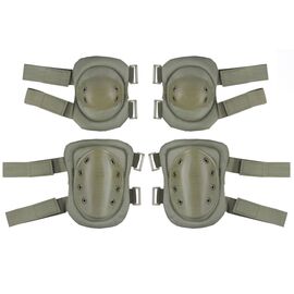 Тактичні наколінники 2E + налокітники Green (2E-MILKNAELPADS-SET-OG)