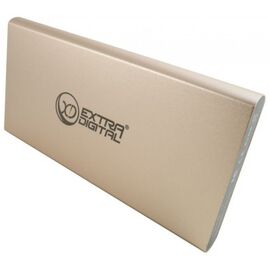 Батарея универсальная Extradigital YN-012 (12 000 mAh, input microUSB+Lightinihg) Gold (PBU3421)