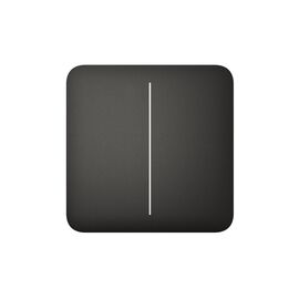 Умный выключатель Ajax SoloButton 2-gang /Чёрный (SoloButton 2-gang /Black)