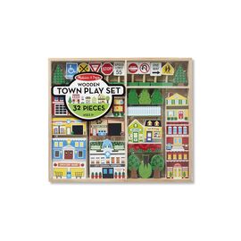 Игровой набор Melissa&Doug деревянный "Город" (MD14796)