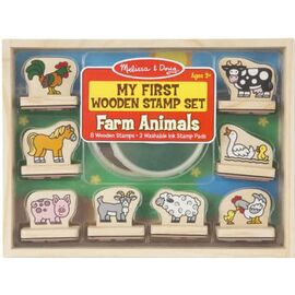Набор для творчества Melissa&Doug Мои первые штампы Животные фермы (MD12390)