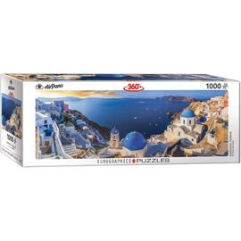 Пазл Eurographics Санторини, Греция, 1000 элементов панорамный (6010-5300)
