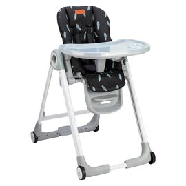 Стульчик для кормления MoMi Luxuria Black (KRKA00017)