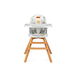 Стульчик для кормления MoMi Woodi flowers (KRKA00008)