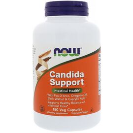 Витаминно-минеральный комплекс Now Foods Комплекс для Кишечника, Candida Support, 180 Гелевых Капсул (NOW-03319)