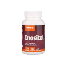 Витамин Jarrow Formulas Инозитол, 750 мг, Inositol, 100 вегетарианских капсул (JRW-01024)
