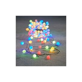 Гирлянда Luca Lighting кластер Шарики зеленая струна 6,5 м, RGB (8720362027171)
