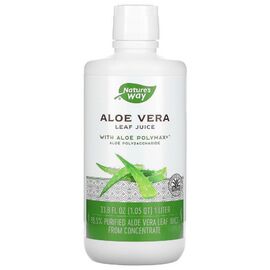 Травы Nature's Way Алоэ вера органический сок, Aloe Vera, Leaf Juice, 1000 мл (NWY-14280)